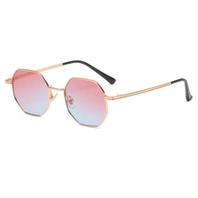 Load image into Gallery viewer, Polygon Metal Sunglasses Vintage
