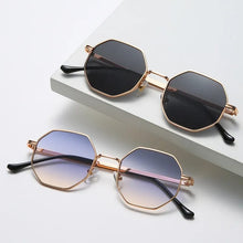Load image into Gallery viewer, Polygon Metal Sunglasses Vintage
