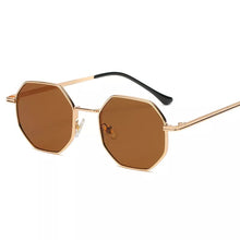 Load image into Gallery viewer, Polygon Metal Sunglasses Vintage
