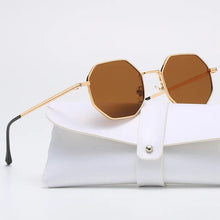 Load image into Gallery viewer, Polygon Metal Sunglasses Vintage

