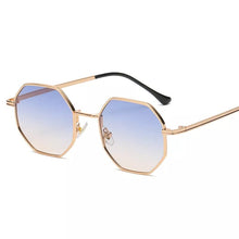 Load image into Gallery viewer, Polygon Metal Sunglasses Vintage
