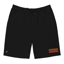 Load image into Gallery viewer, Embroidered🧵 Orange &amp; Black fleece shorts
