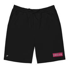 Load image into Gallery viewer, Embroidered🧵 Pink &amp; White fleece shorts
