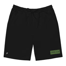 Load image into Gallery viewer, Embroidered🧵 Green &amp; Black fleece shorts
