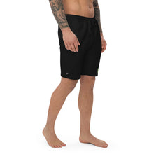 Load image into Gallery viewer, Embroidered🧵 Green &amp; Black fleece shorts
