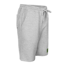Load image into Gallery viewer, Embroidered🧵 Green &amp; Black fleece shorts

