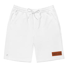 Load image into Gallery viewer, Embroidered🧵 Orange &amp; Black fleece shorts
