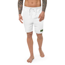 Load image into Gallery viewer, Embroidered🧵 Green &amp; Black fleece shorts
