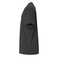 Load image into Gallery viewer, Embroidered🧵 Purple &amp; Black Shirt
