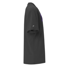 Load image into Gallery viewer, Embroidered🧵 Purple &amp; Black Shirt

