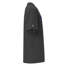 Load image into Gallery viewer, Embroidered🧵 Purple &amp; Black Shirt
