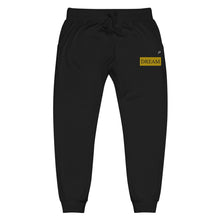 Load image into Gallery viewer, Gold &amp; Black Unisex fleece sweatpants
