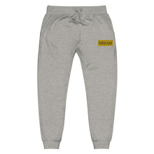 Load image into Gallery viewer, Gold &amp; Black Unisex fleece sweatpants
