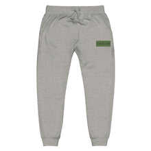 Load image into Gallery viewer, Green &amp; Black Unisex fleece sweatpants
