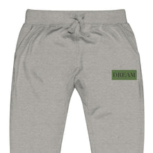 Load image into Gallery viewer, Green &amp; Black Unisex fleece sweatpants

