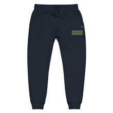 Load image into Gallery viewer, Green &amp; Black Unisex fleece sweatpants
