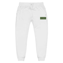 Load image into Gallery viewer, Green &amp; Black Unisex fleece sweatpants
